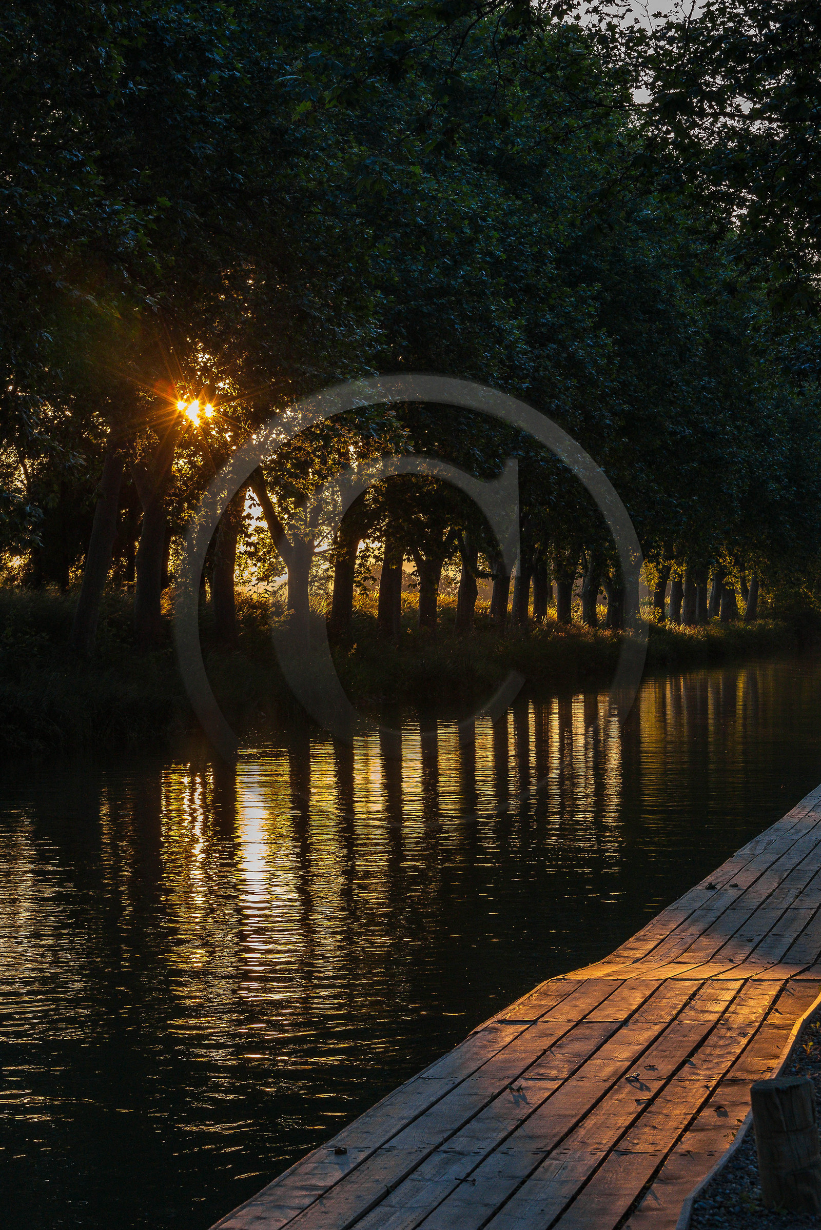 Canal du Midi, inscrit au Patrimoine mondial de l'UNESCO