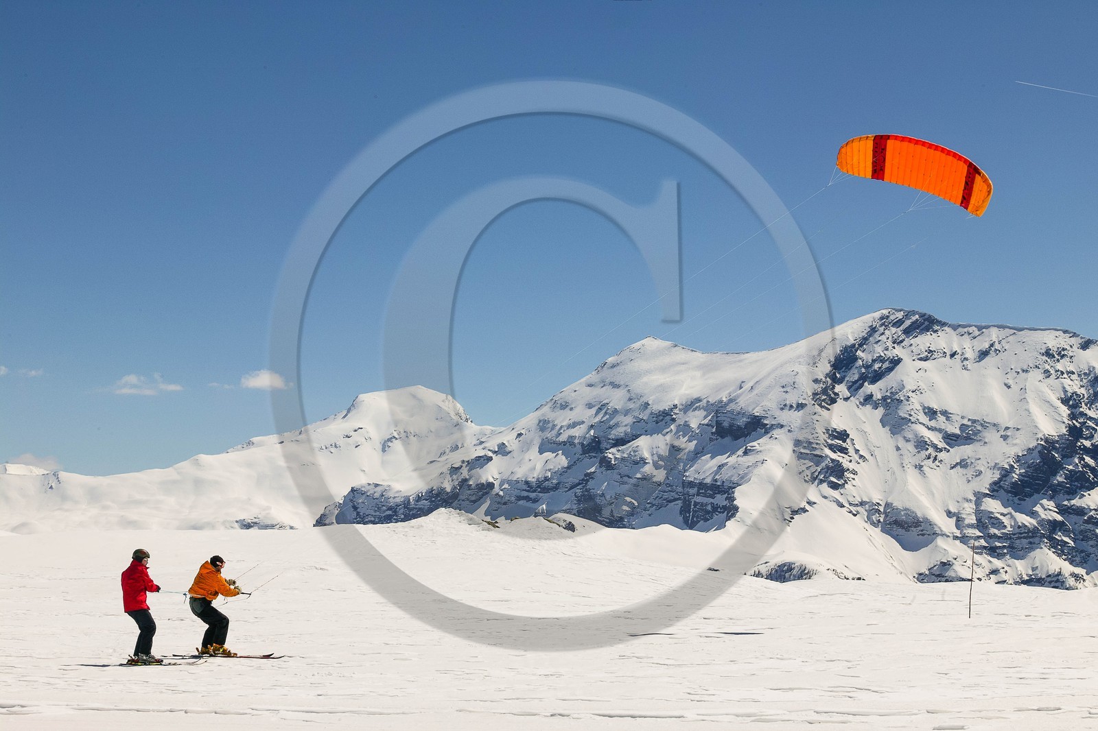initiation au Snowkite
