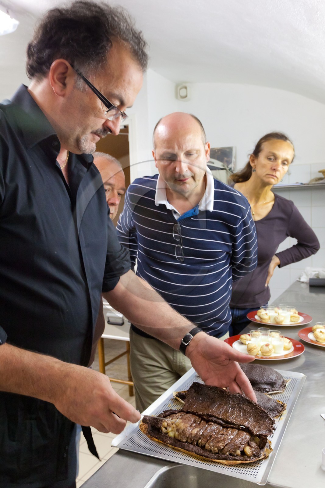 Château de Picomtal, stage de cuisine avec Luc Eyriey Maître chocolatier