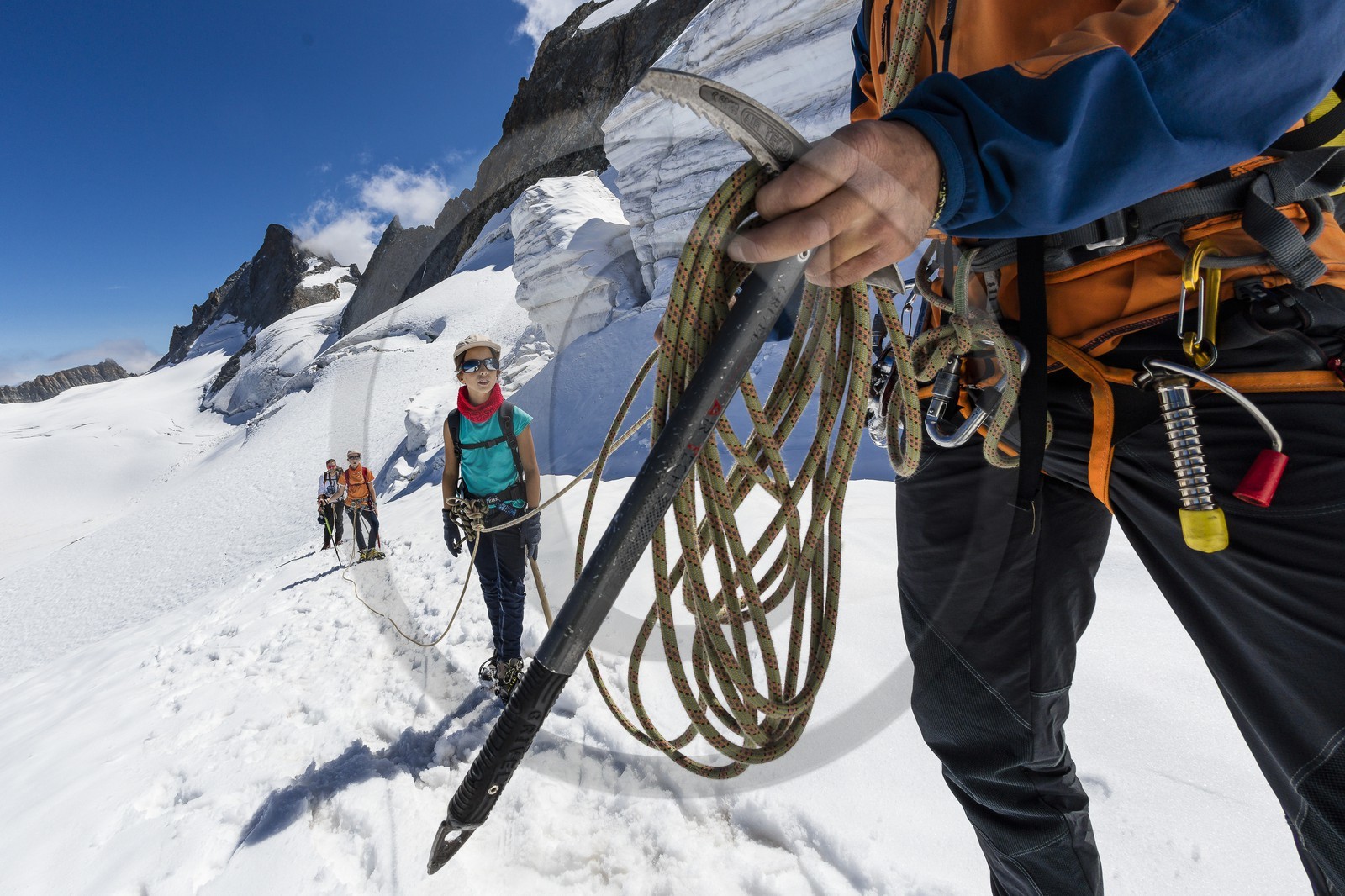 Découverte des glaciers avec Christophe Dureau, guide de haute montagne
