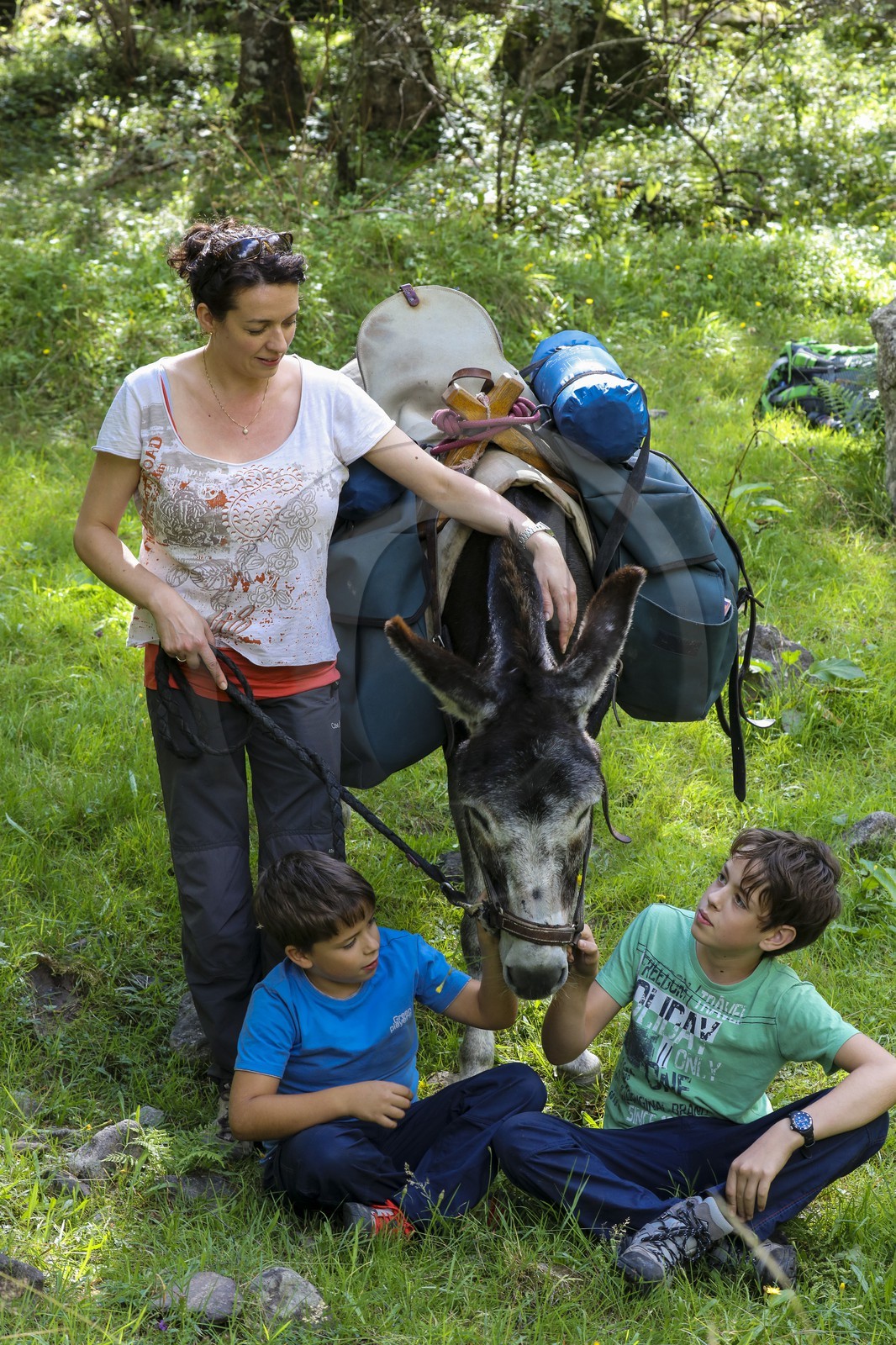 Yohann Masnada, accompagnateur ânier