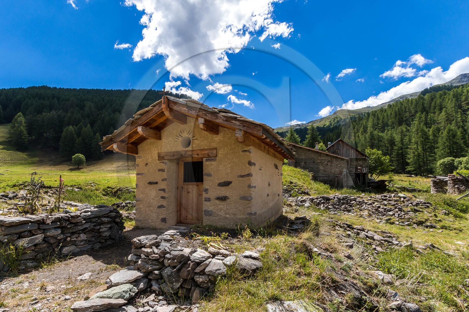Abriès, Le Roux,Valpréveyre, chapelle Saint-Bernardin de Sienne