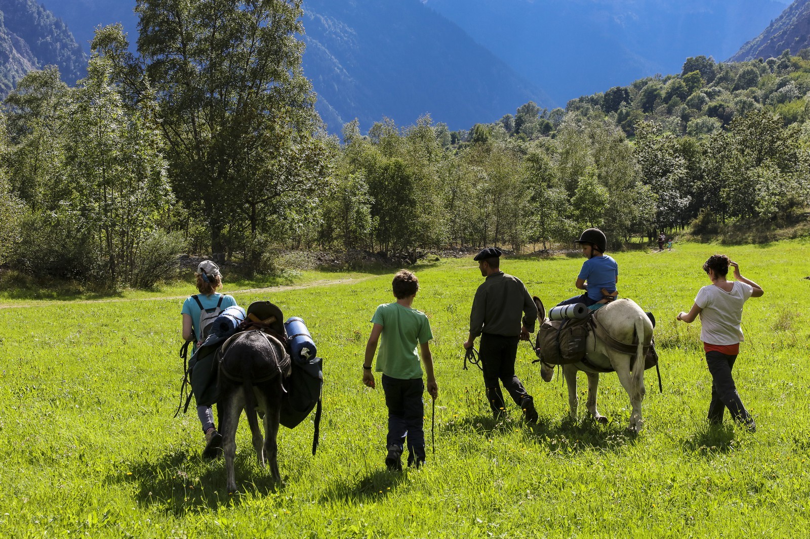 Yohann Masnada, accompagnateur ânier
