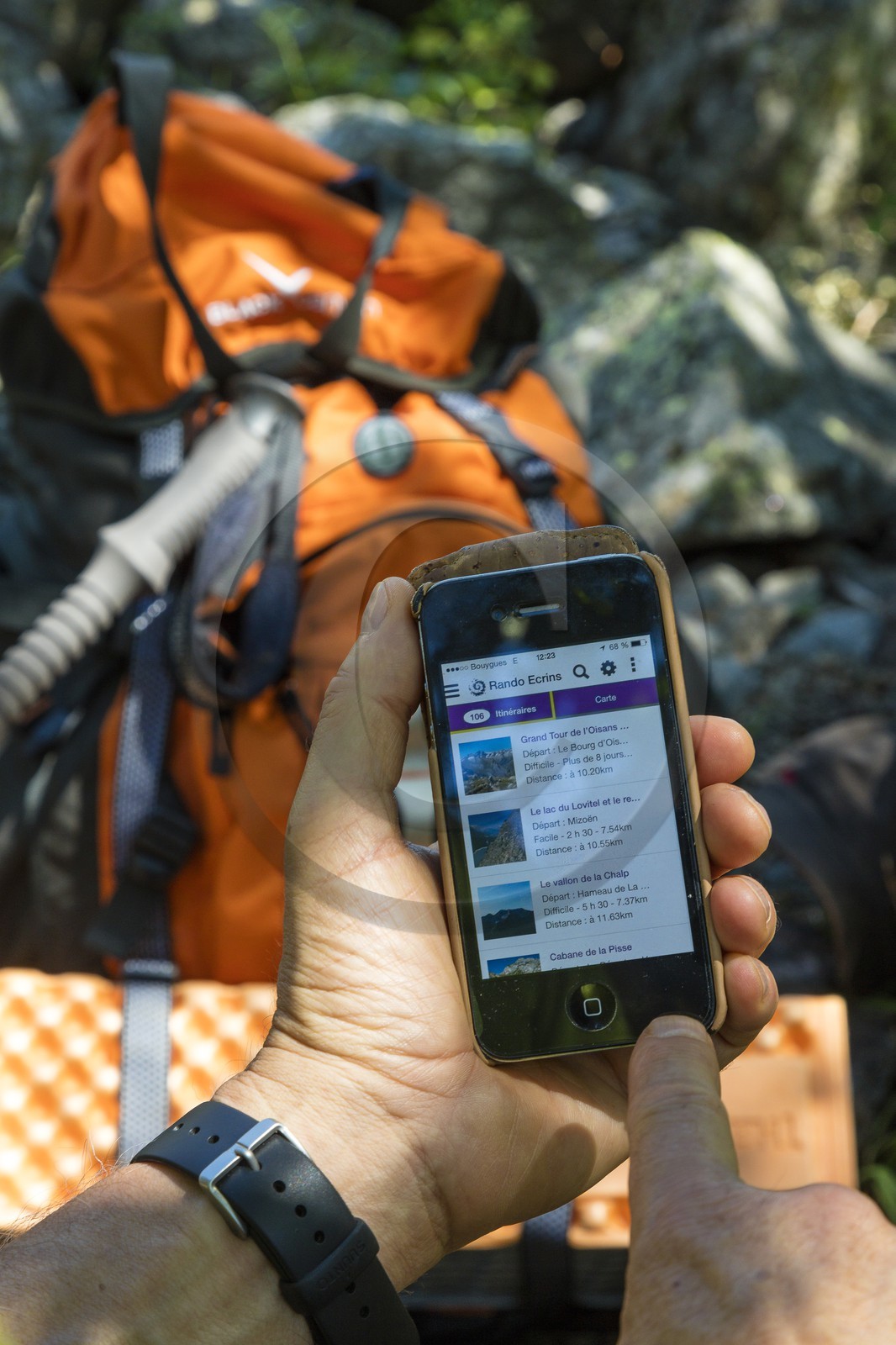 Randonnée pédestre sur le GR54