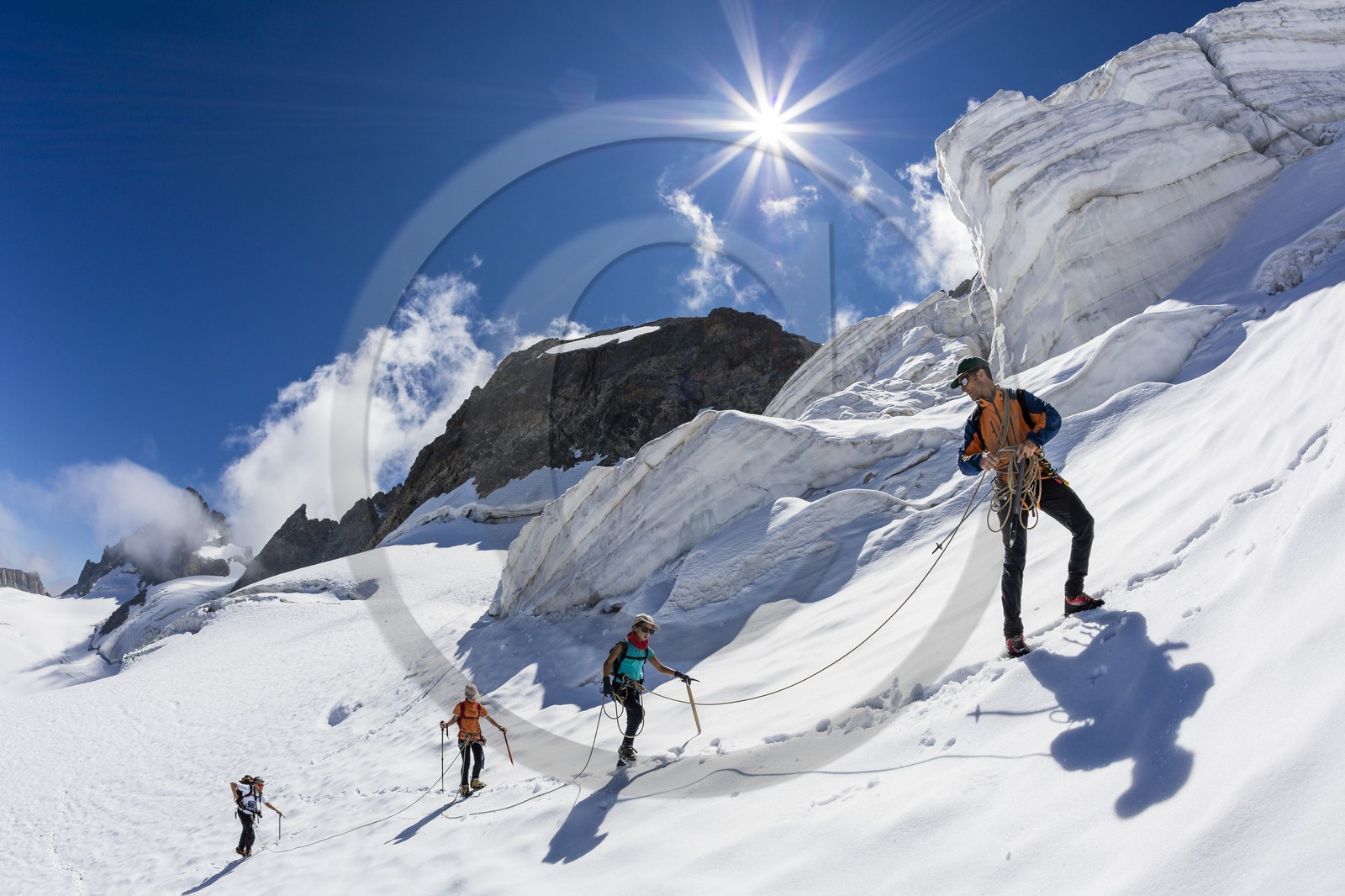 Découverte des glaciers avec Christophe Dureau, guide de haute montagne