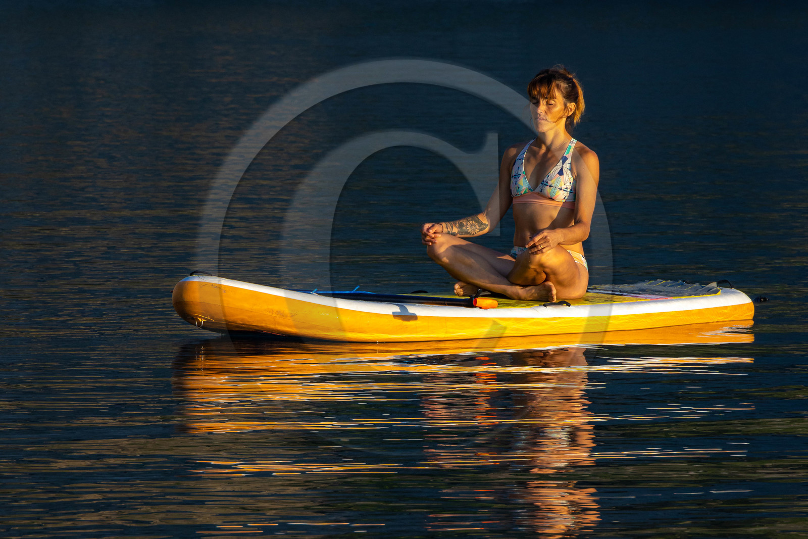 Yoga sur paddle, Serre-Ponçon Aloha