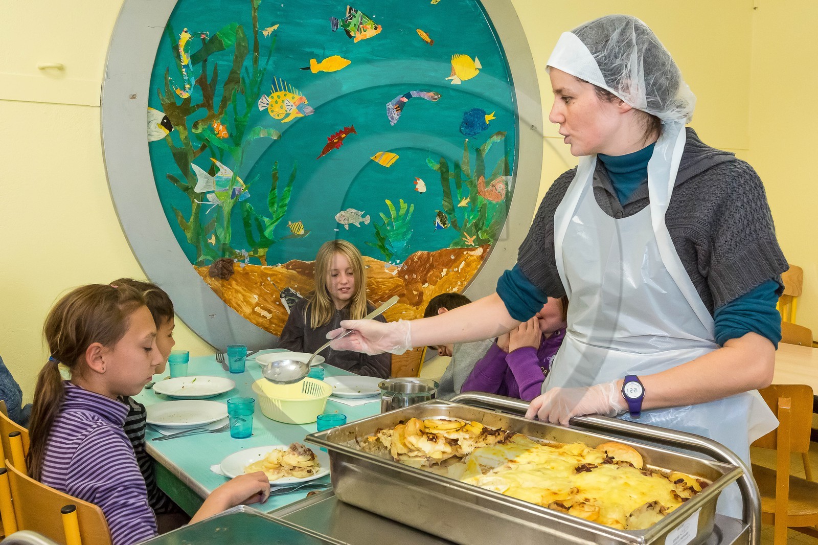 Briançon, restauration scolaire de Fortville