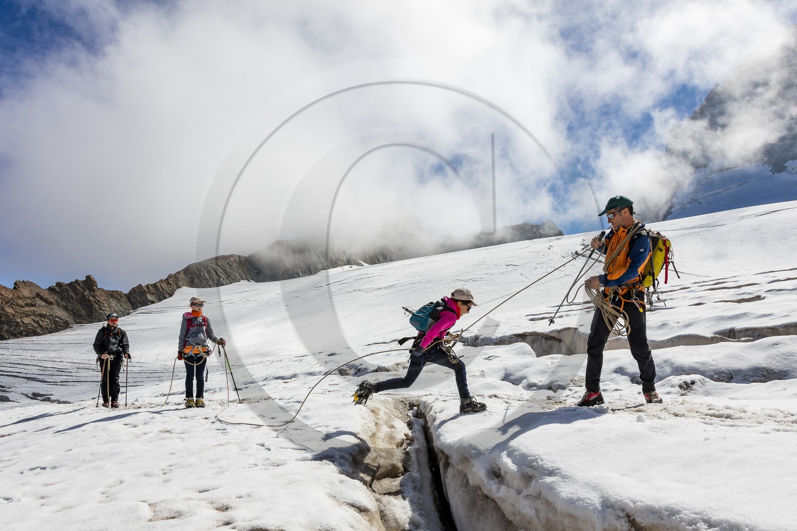 Découverte des glaciers avec Christophe Dureau, guide de haute montagne