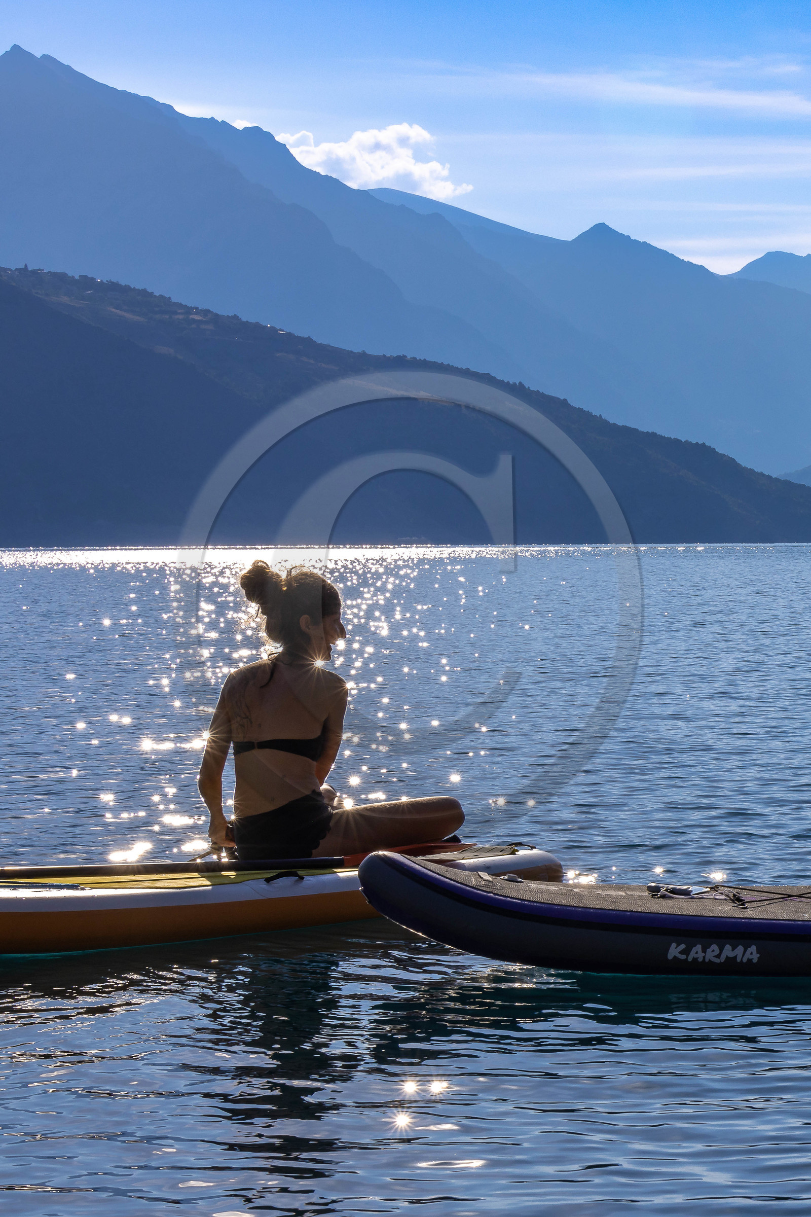 Yoga sur paddle, Serre-Ponçon Aloha