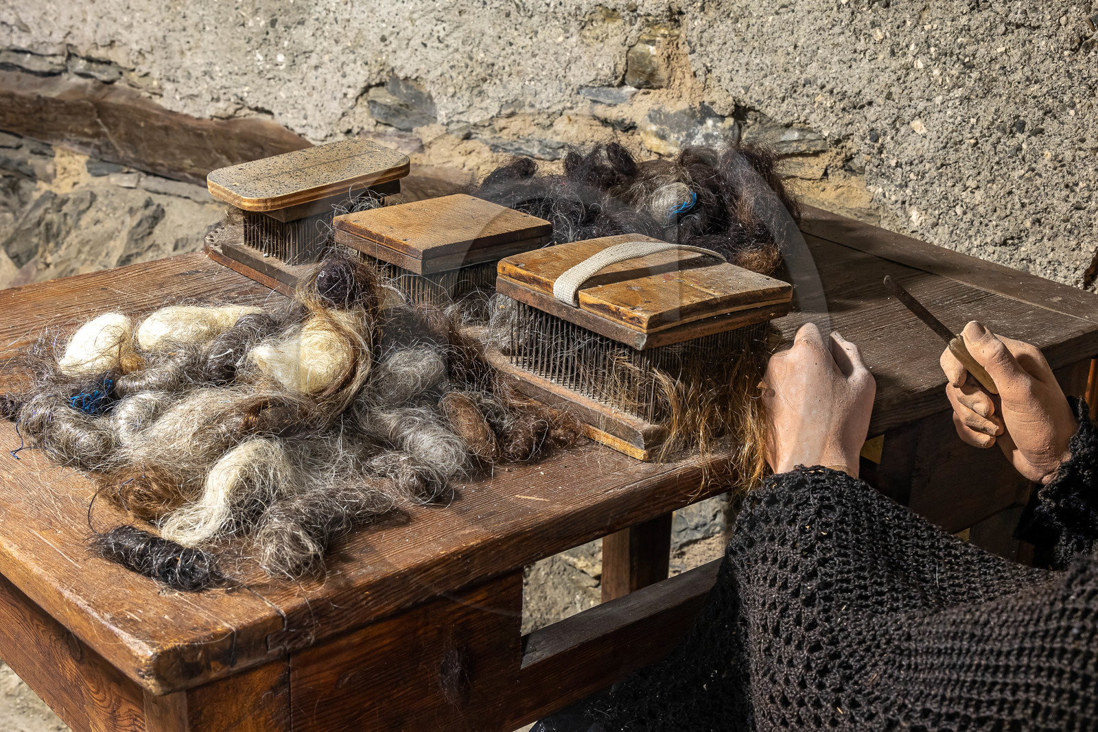 Valle Maira, Elva, Museo di Pels, Musée du cheveu