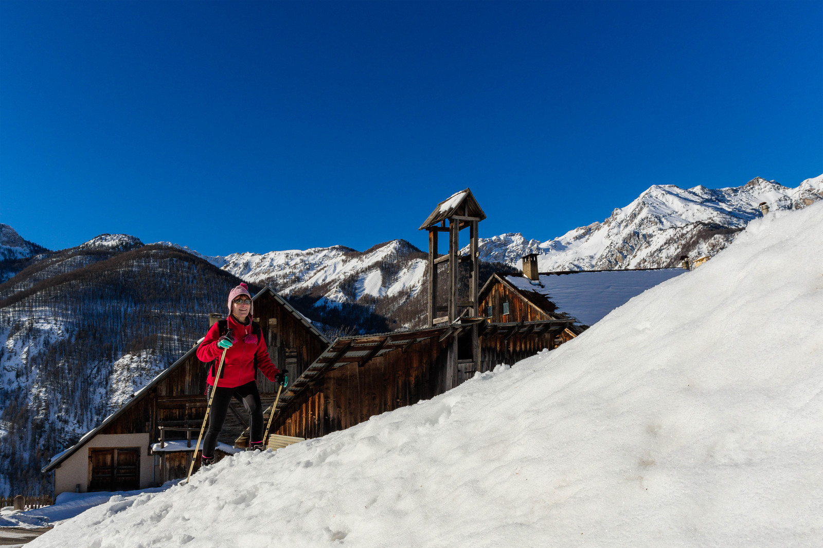 Randonnée en raquettes à neige