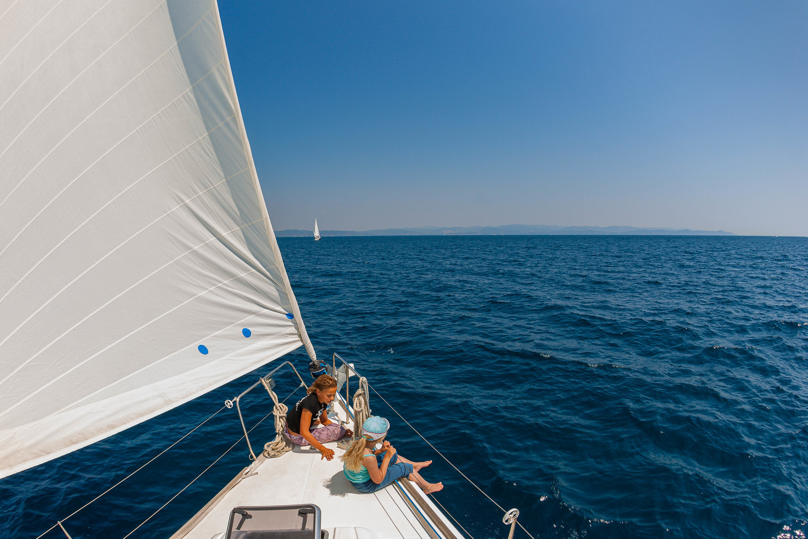 Parc national de Port-Cros, croisière en voilier