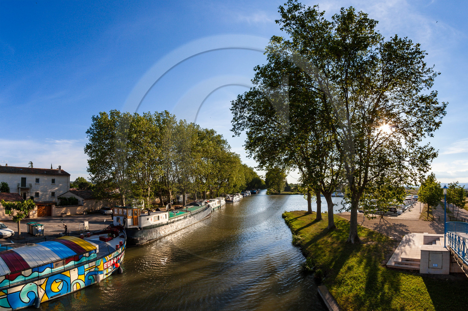 Canal du Midi, inscrit au Patrimoine mondial de l'UNESCO