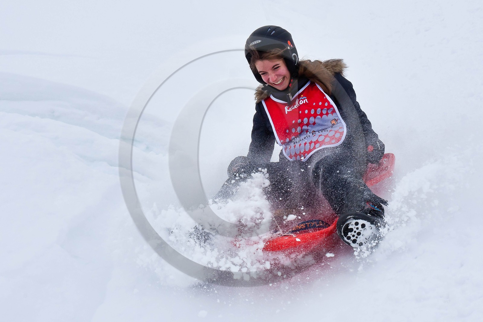 Pays de Serre-Ponçon, Réallon et La Ripaaa, piste de luge 100% naturelle