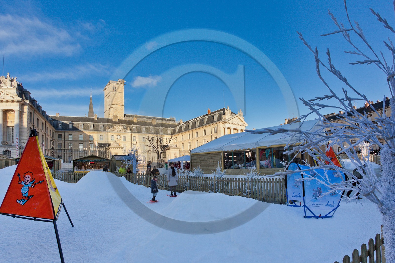 Une véritable station de sports d’hiver éphémère, un Noël extraordinaire à Dijon