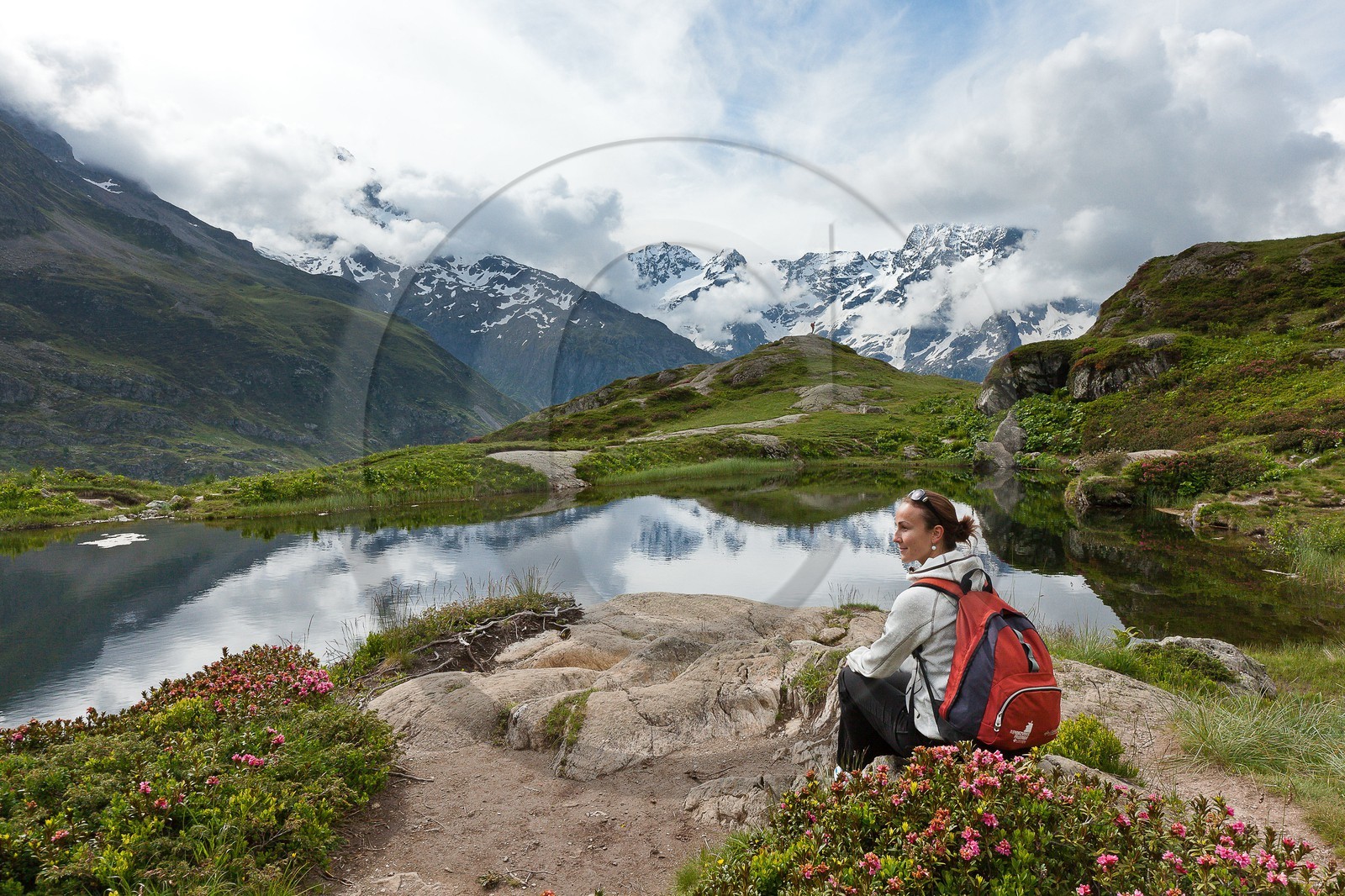 Randonnée pédestre au lac du Lauzon